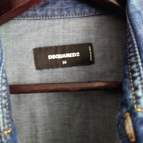 Dsquared2 "Patch Relax" Denim Shirt - Picture 8 of 10